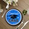 25 Count Blue Congrats Grad Dessert Plates Graduation Party Supply 71/4"
